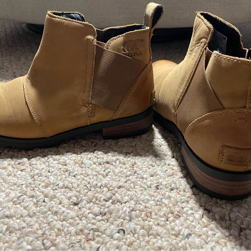Sorel Brown Ankle Boots